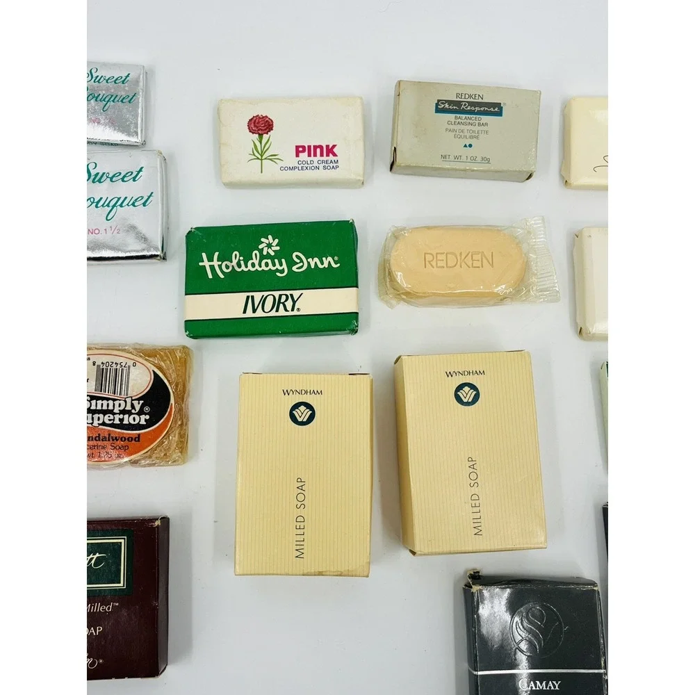 Vintage Soap Collection 20 Mini Hotel Size Bars Holiday Inn Hyatt Cashmere More